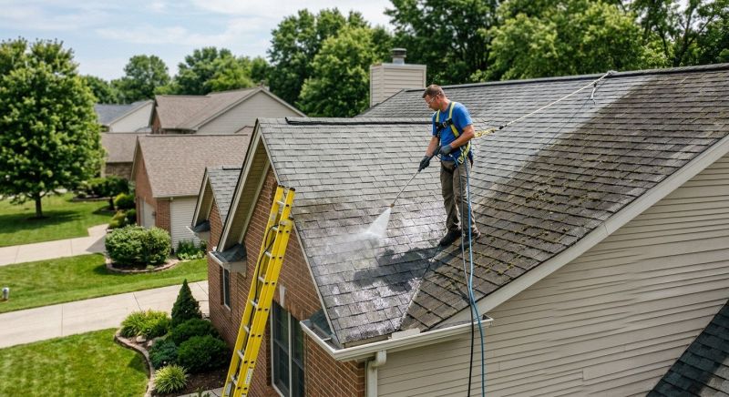 Roof Stain Removal Service